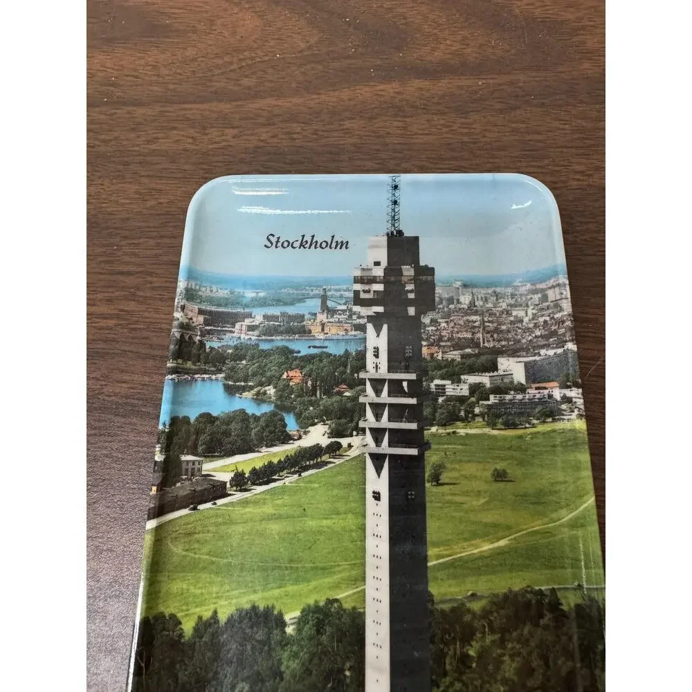 Vintage Ashtray Stockholm Sweden Melamine